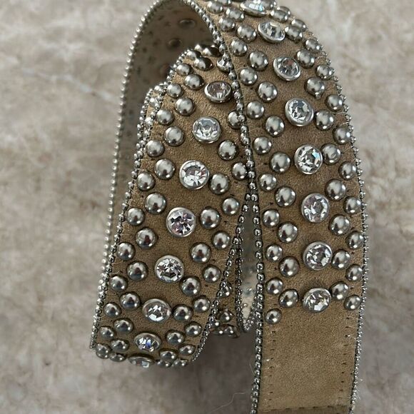 Rhinestone Studded Vintage Cowboy Belt main image 4